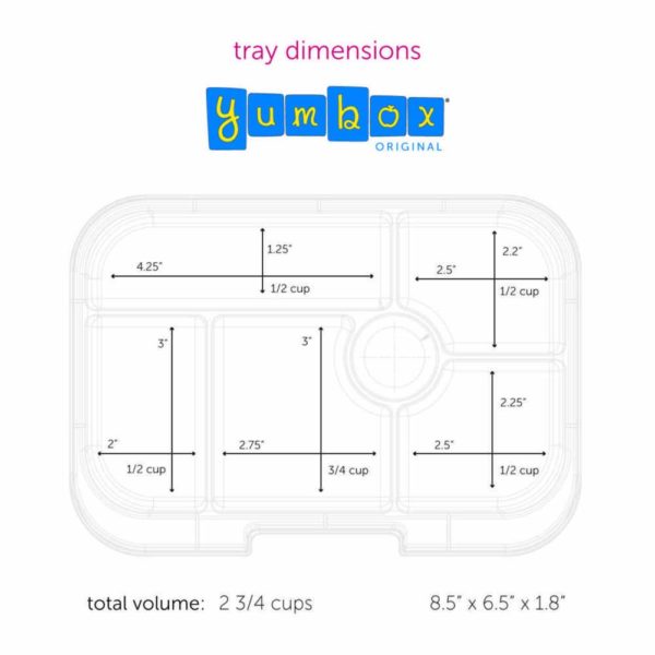 measurement chart of yumbox classic